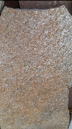 Плитняк златолит серебристый для цоколя, отмостки купить в Сахалине