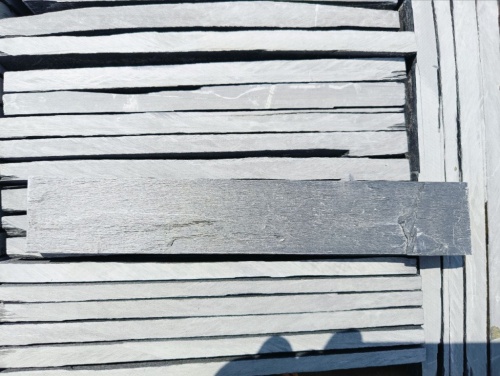 Плитка чёрная из натурального камня фасадная 30 см * 5 см, толщина 7 мм -30 мм купить в Сахалине