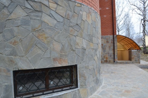 Плитняк златолит Уральский  для фасада купить в Сахалине